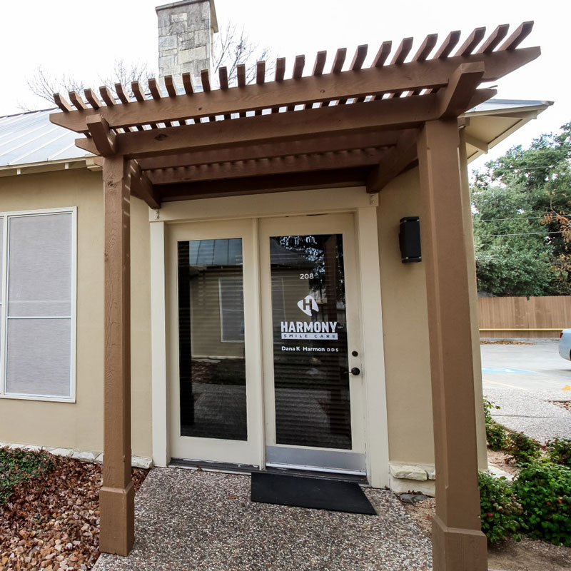 front door to dental office